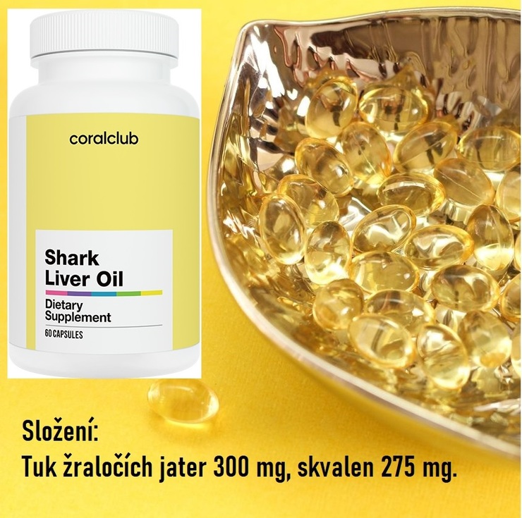 složení Shark liver oil