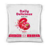 detail Daily Delicious Beauty Shake s příchutí maliny 25g